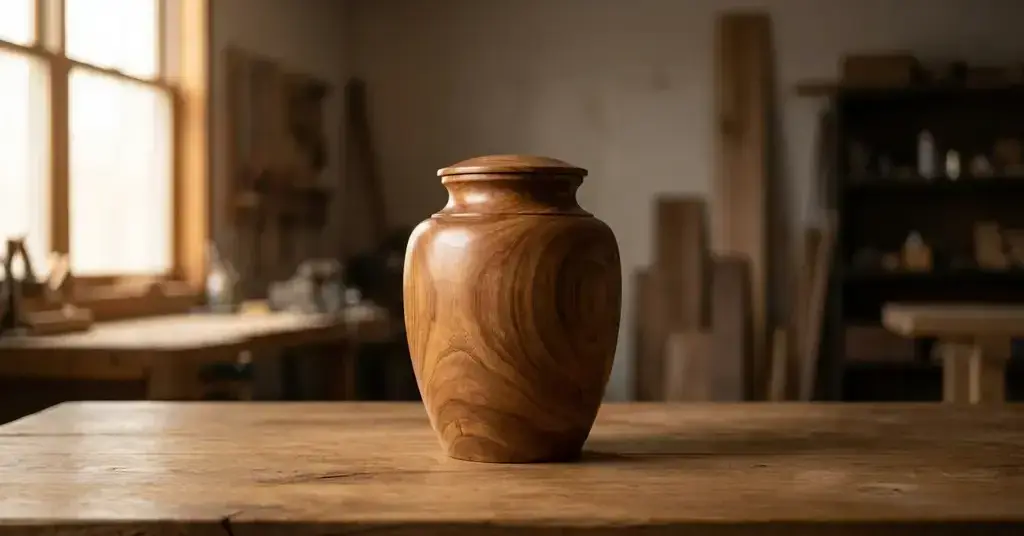 urne cinerarie in legno